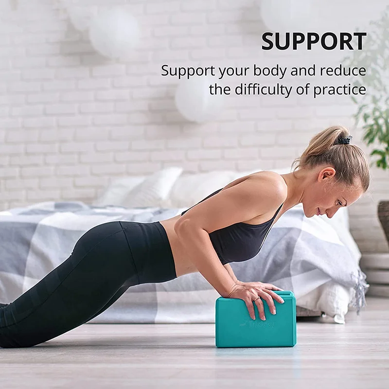 Pilates Yoga Block - Yoga Building Blocks Cubes Pilates Bricks