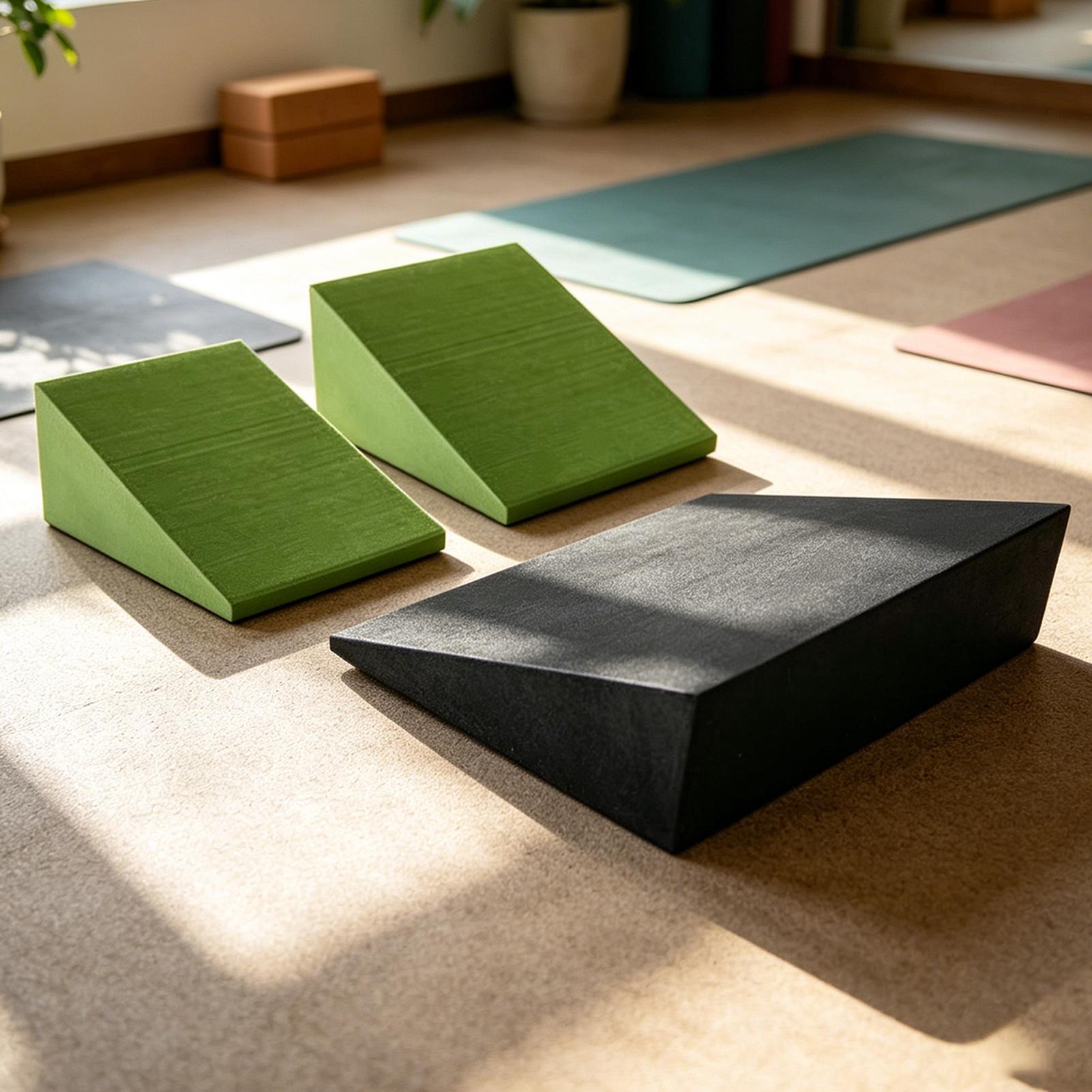 3Pcs Yoga Wedge Blocks EVA Foa - огляд і ціна Pilates Yoga Block