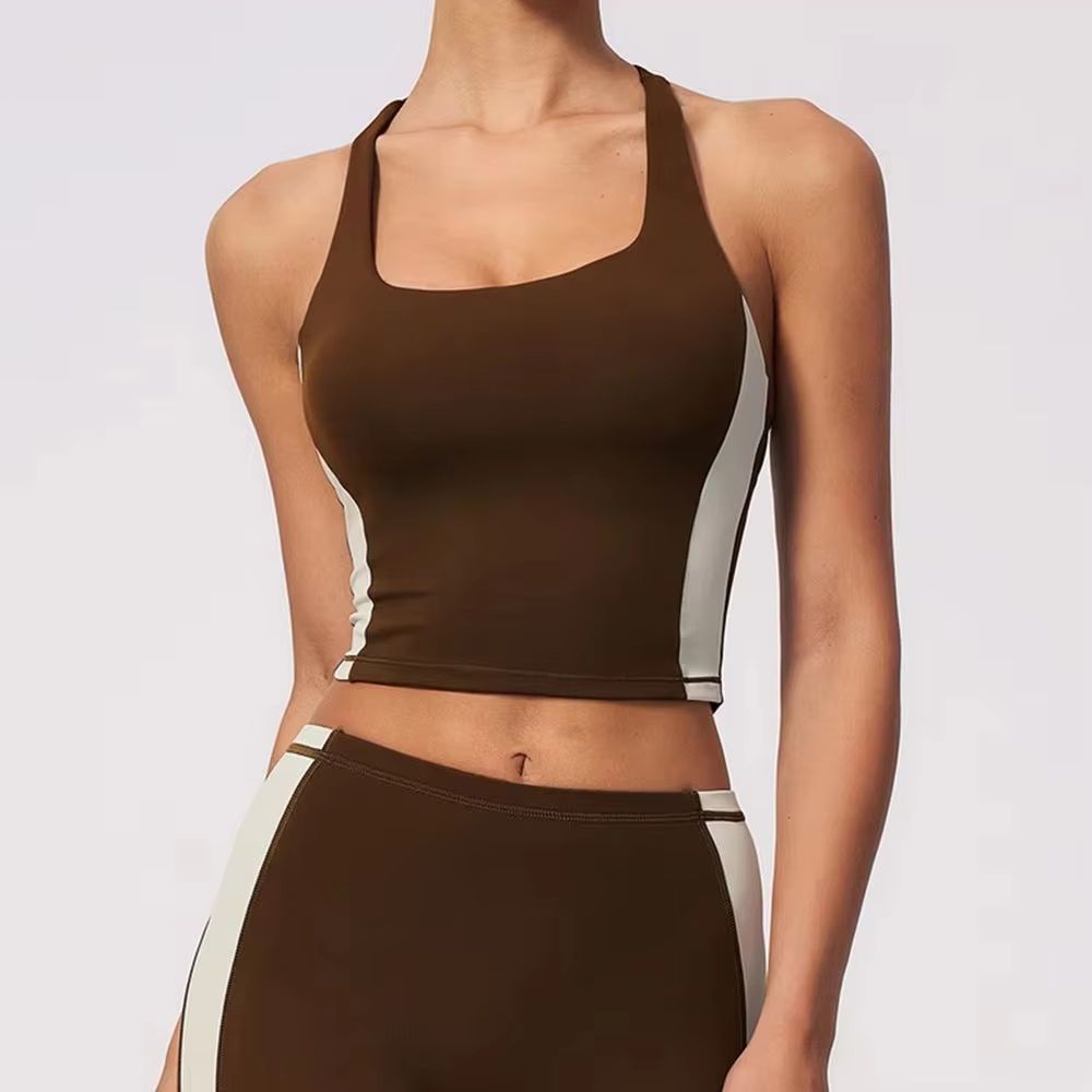Women Halter Color Block Padde - огляд і ціна Pilates Yoga Block