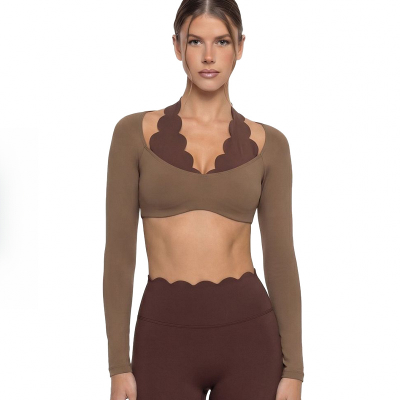 Fake Two-piece Color-blocked Y - огляд і ціна Pilates Yoga Block